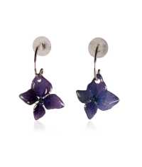 HORTENSIA ÖRHÄNGEN, RING-SMÅ-LILA