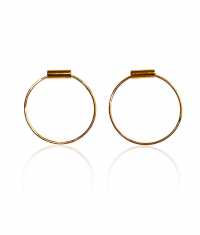 PIPELINE CIRCLE ÖRHÄNGEN, GULD