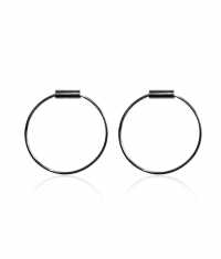 PIPELINE CIRCLE ÖRHÄNGEN, SILVER