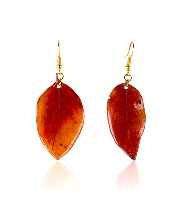 MAGNOLIALÖV ÖRHÄNGEN