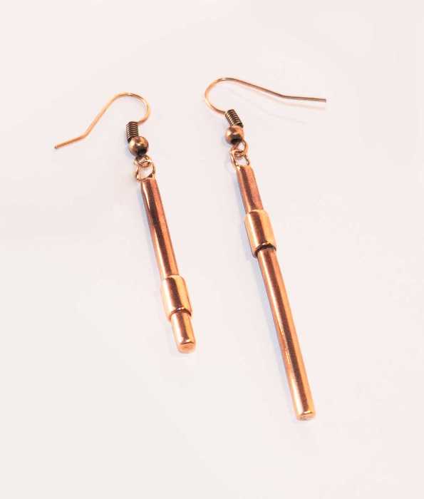 PARALLEL ÖRHÄNGEN ,GULD