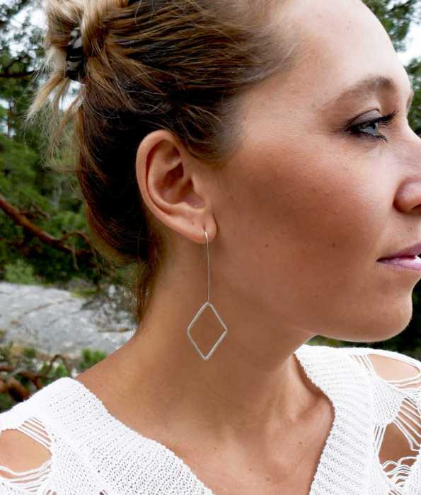 ROMB ÖRHÄNGEN, LÅNGA