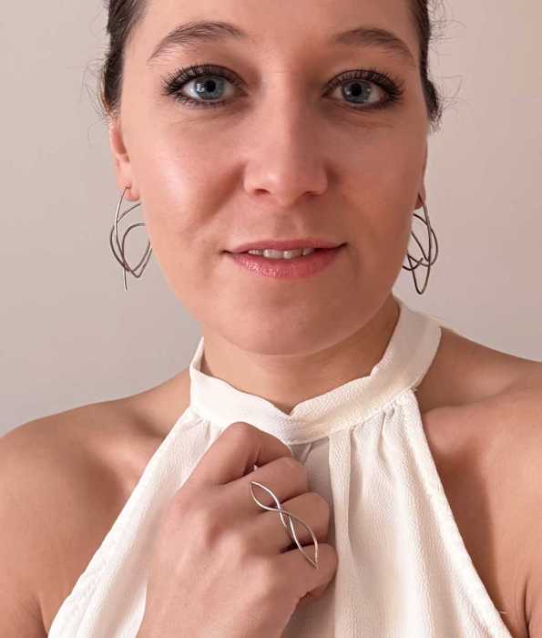 SCRIBBLE ÖRHÄNGEN, STOR