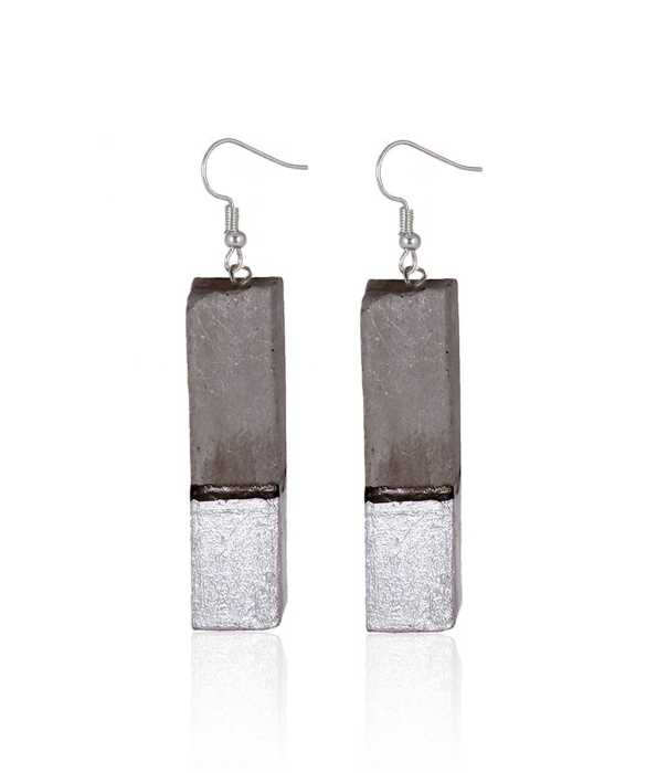 BETONG REKTANGEL ÖRHÄNGEN