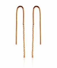 PARALLEL CHAIN ÖRHÄNGEN, GULD