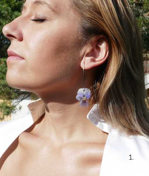 VIOL ÖRHÄNGEN, MÖRKA