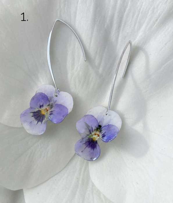 VIOL ÖRHÄNGEN, MÖRKA