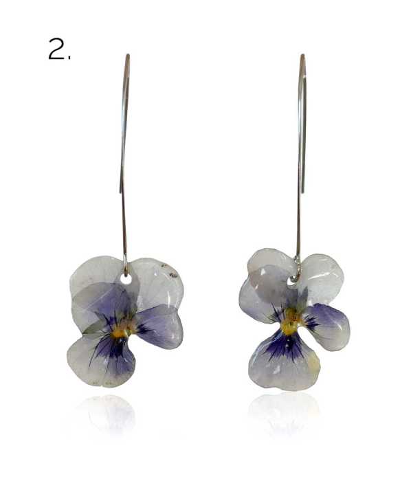 VIOL ÖRHÄNGEN, MÖRKA