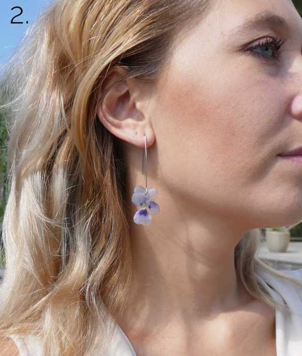 VIOL ÖRHÄNGEN, MÖRKA