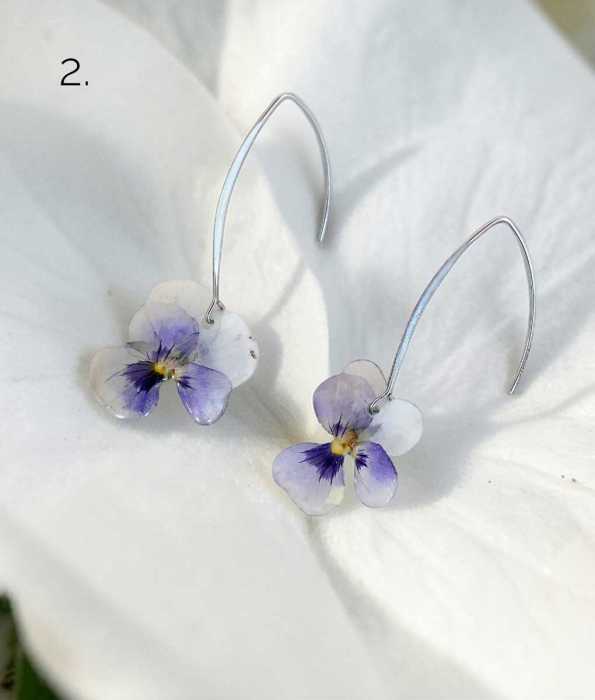 VIOL ÖRHÄNGEN, MÖRKA