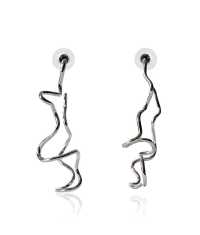 WAVES SILVER ÖRHÄNGEN