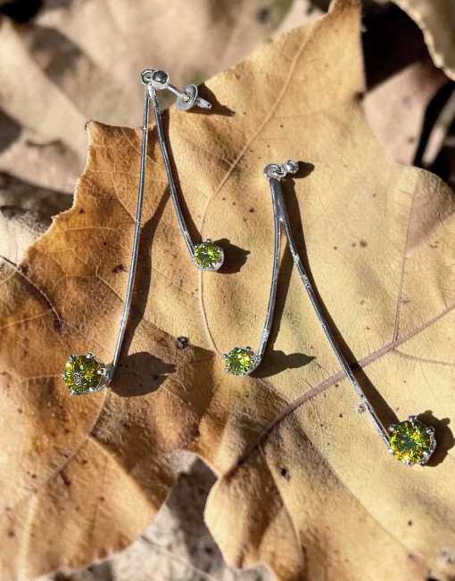 Fine Line örhängen från Jewelry by Moette