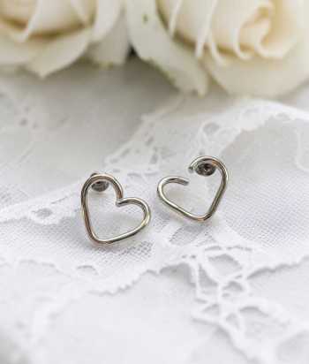Open Heart Örhängen från Jewelry by Moette