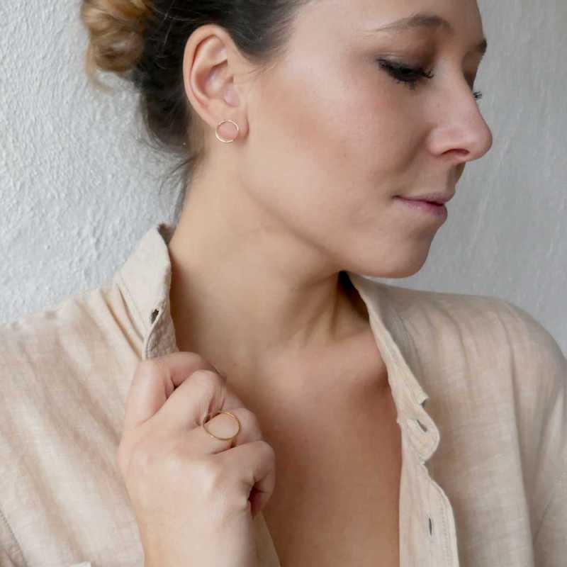 HULA HOOP RING GULD