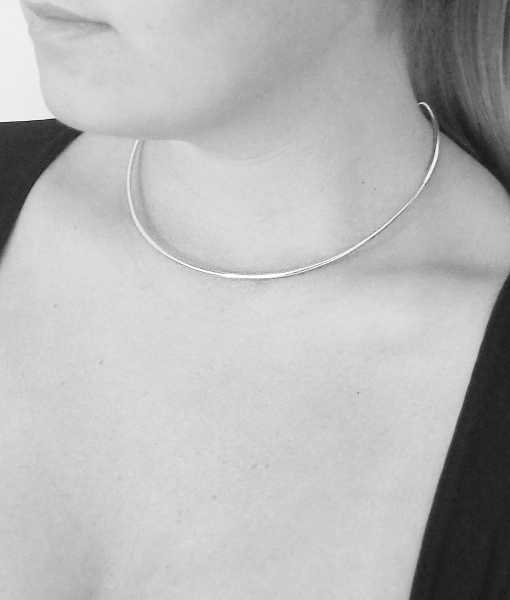 KOLLIER HALSBAND, SILVER