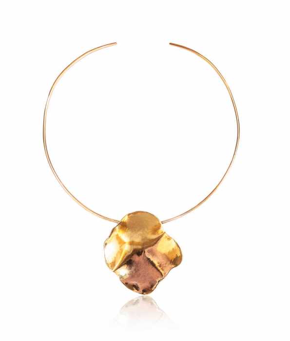CRATER NECKLACE, GOLD