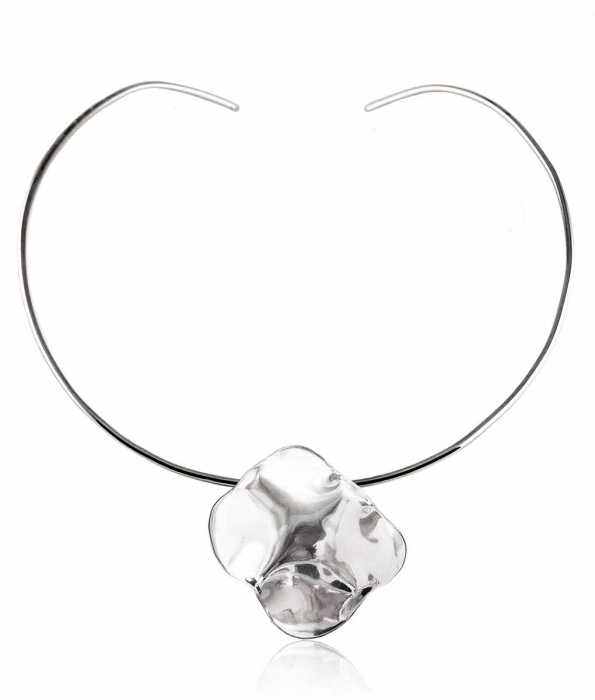 CRATER HALSBAND, SILVER