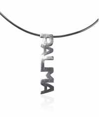 SILHOUETTE HALSBAND, DIN TEXT