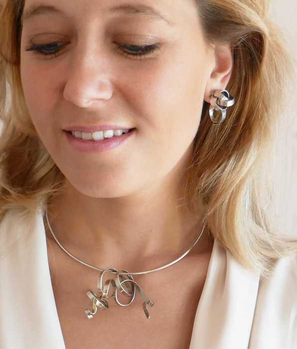 PASTA SILVER HALSBAND, COLLIER