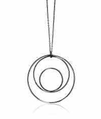 SATURN PLANET HALSBAND, SILVER