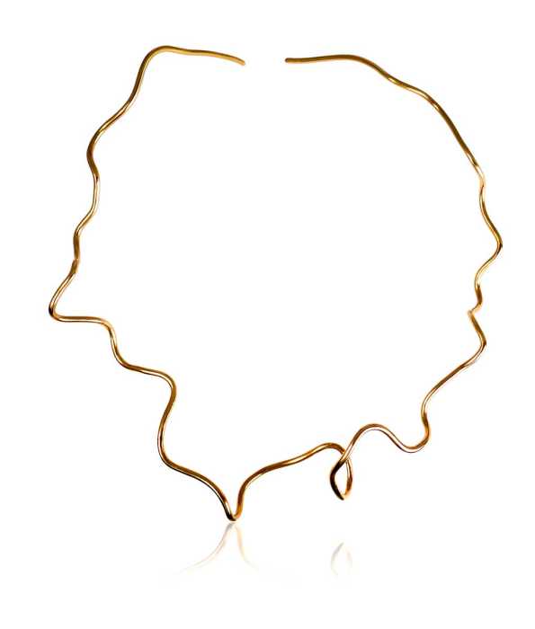 WAVES GOLD NECKLACE