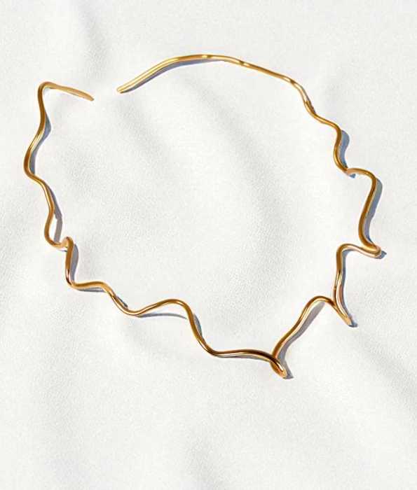 WAVES GOLD NECKLACE