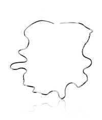 WAVES SILVER NECKLACE