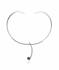 SEA PEARLS KONVEX HALSBAND, SILVER