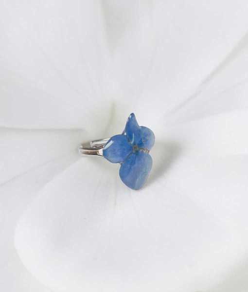 HORTENSIA RING, BLÅ