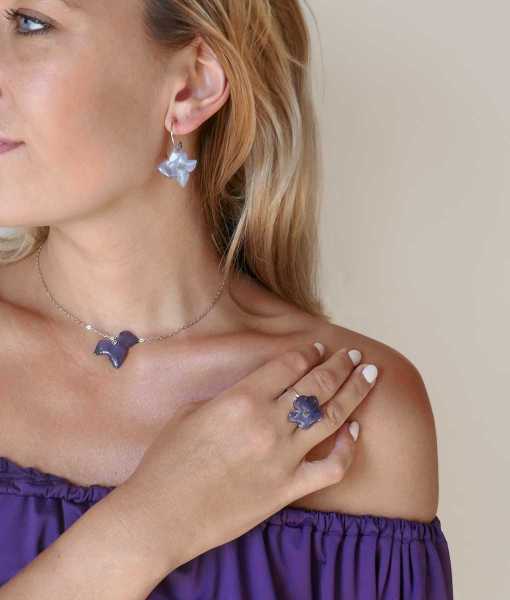 HORTENSIA RING, LILA