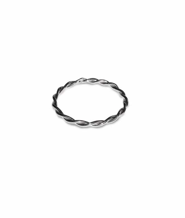 TWISTED RING, SILVER